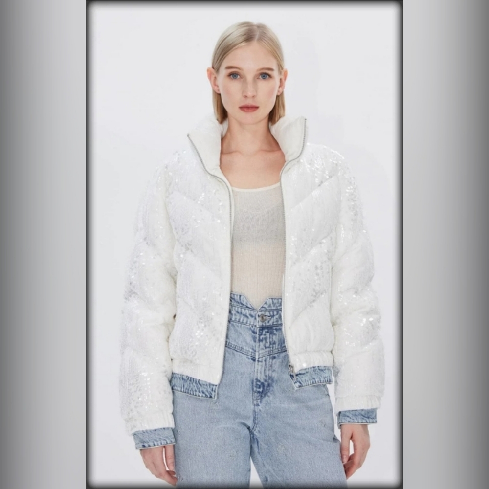 🍬 Luxurious Cropped Down Jacket 🍬 - Picture 2 of 8